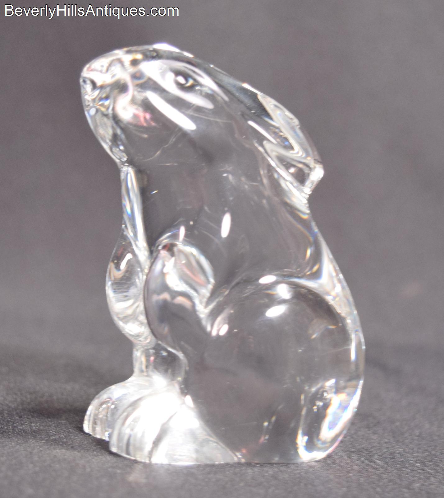 baccarat crystal animal figurines