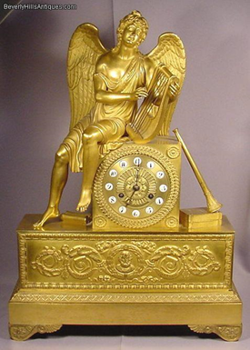Extraordinary Circa 1800 French Angel Clock