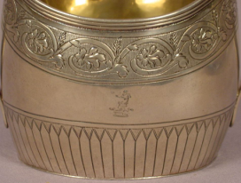 Antique 1798 Georgian Sterling Silver Handled Bowl