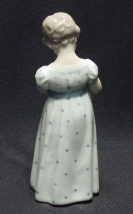 Royal Copenhagen Porcelain Little Girl with Doll #3539