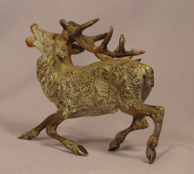 Beautiful Vienna Bronze Running Deer Geschutzt