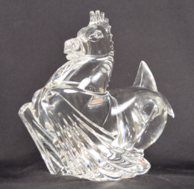 Mint Condition Steuben Crystal Seahorse Pegasus Madigan # 8340 Pollard 1976