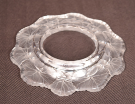 Lalique Honfleur Small Tray Signed in Script Lalique France