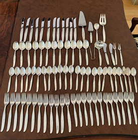 Towle South Wind Sterling Silver Flat Ware Set 82 Pieces Excellent Condition