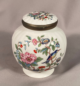 Large Aynsley Porcelain Vase Trinket holder English Bone China