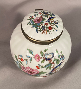 Large Aynsley Porcelain Vase Trinket holder English Bone China