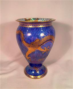 Wedgwood Fairyland Lustre Celestial Dragon Wide Vase