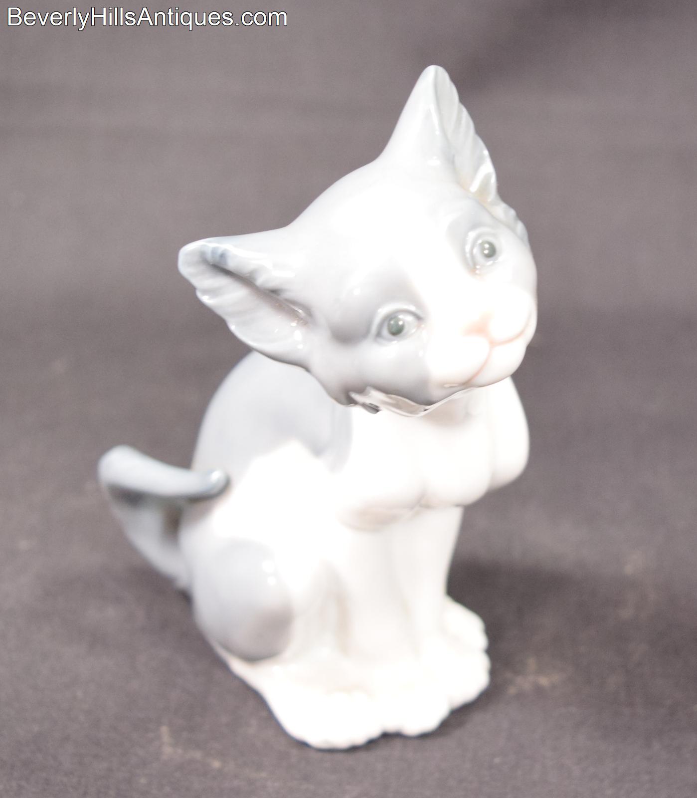 lladro figurines cat